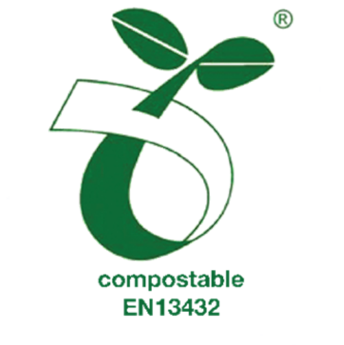 Meets EN13432 standard for compostability